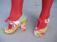 Обувки от кимоно на гейша